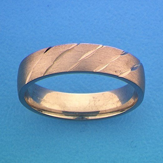 Zilver Gerhodineerde Ring A307 - 5 mm - zonder steen 1315127 20.50 mm