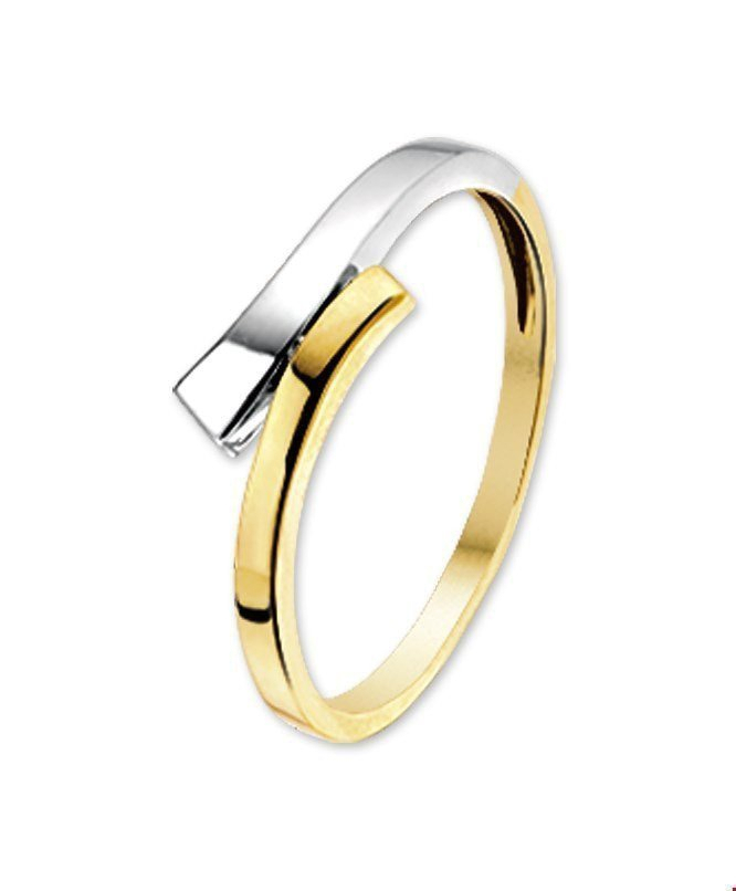 Bicolor Gouden Ring  4205402 17.50 mm (55)
